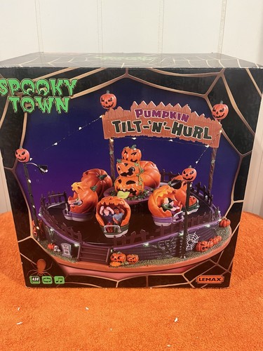 Lemax spooky town pumpkin - town,