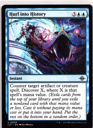 Hurl into history - into, the