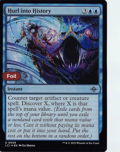 Foil hurl into - hurl, history