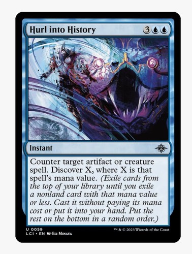 Hurl into history mtg - hurl, lost