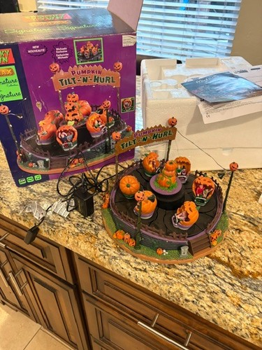 Lemax spooky town pumpkin - town,