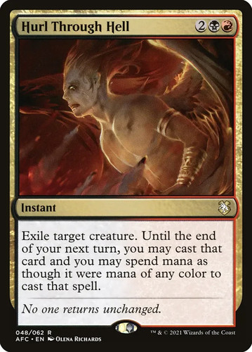 Hurl through hell magic - through,