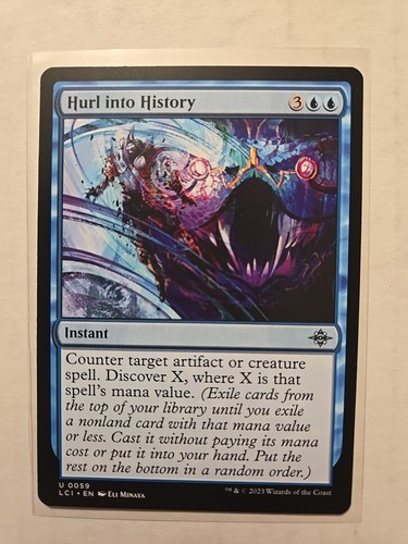 Hurl into history lost - history,
