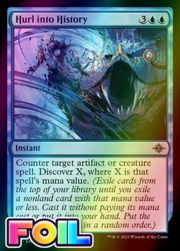Hurl into history - x1,