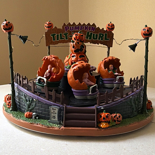 Lemax spooky town pumpkin - lemax,